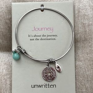 Unwritten Adjustable Stainless Steel Bracelet “Journey”